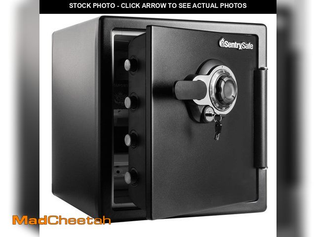 Lot 74-14224725 - SentrySafe 1.2 cu. ft. Fireproof &amp; Waterproof Safe with Dial Combination Lock and Dual Key - UNU...