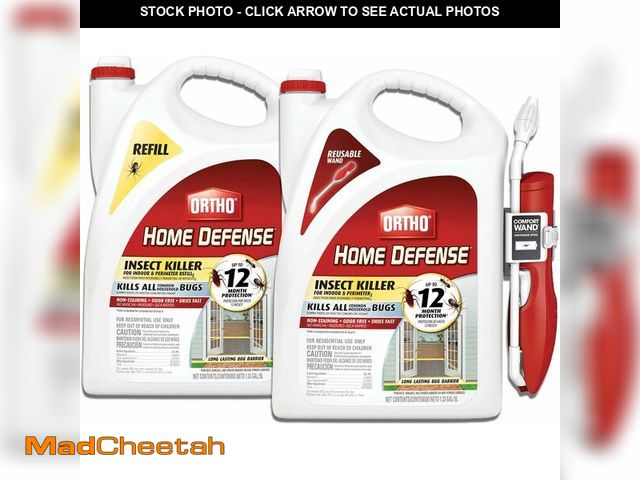 Lot 74-14305093 - Ortho Home Defense Insect Killer for Indoor &amp; Perimeter2 with Comfort Wand Plus Refill Bundle - ...