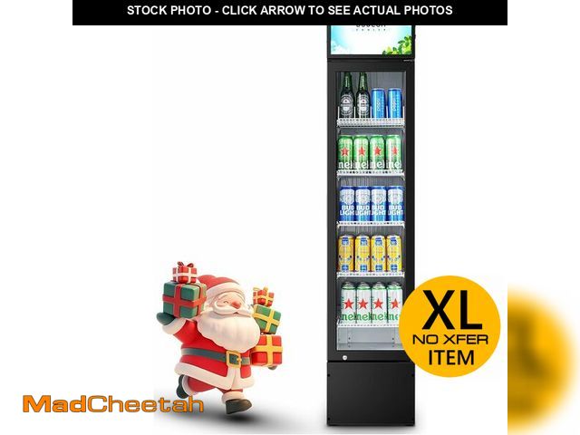 Lot 74-13075553 - (DENTED) BODEGACOOLER Commercial Merchandiser Refrigerator, Glass Door Commercial Beverage Refrigera...