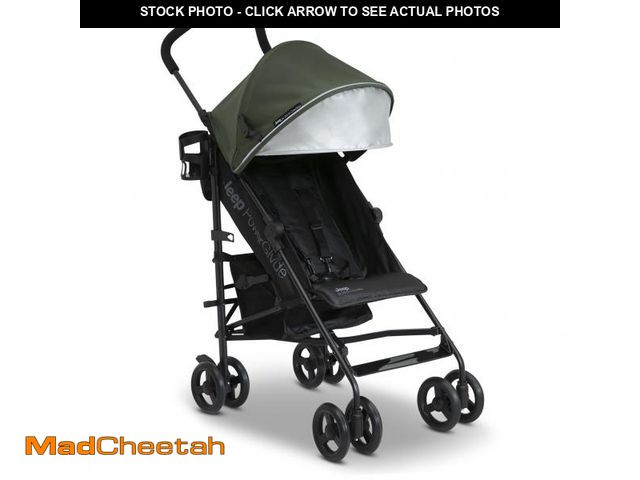 Lot 74-12153539 - Jeep PowerGlyde Stroller by Delta Children Lightweight Travel Stroller with Smoothest Ride &amp; Com...