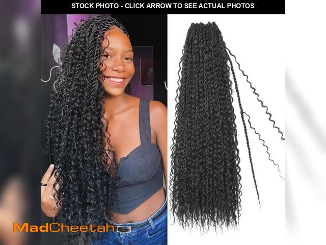 Lot 74-12304339 - Boho Island Twist Crochet Hair 24 inch Senegalese Twist Crochet Soft Hair with Curly Ends 8 Packs Pr...