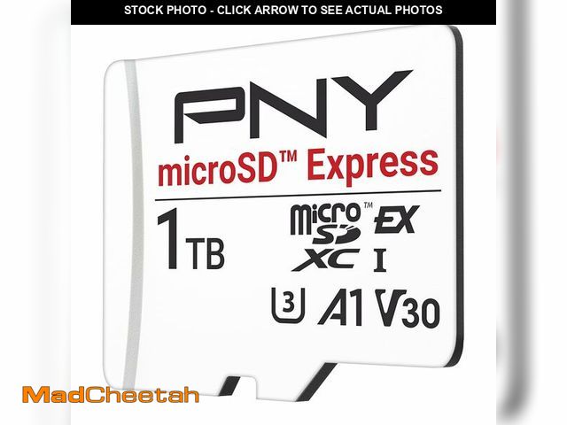 Lot 74-13628982 - PNY microSDÃ¢âÂ¢ Express 1TB UHS-I U3 V30 A1 microSDXC Flash Memory Card, up to 890 Read &amp; up ...