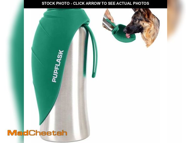 Lot 74-14275409 - PupFlask Large Dog Water Bottle | 27 or 40 OZ Stainless Steel | Convenient Dog Drink Dispenser | Pup...