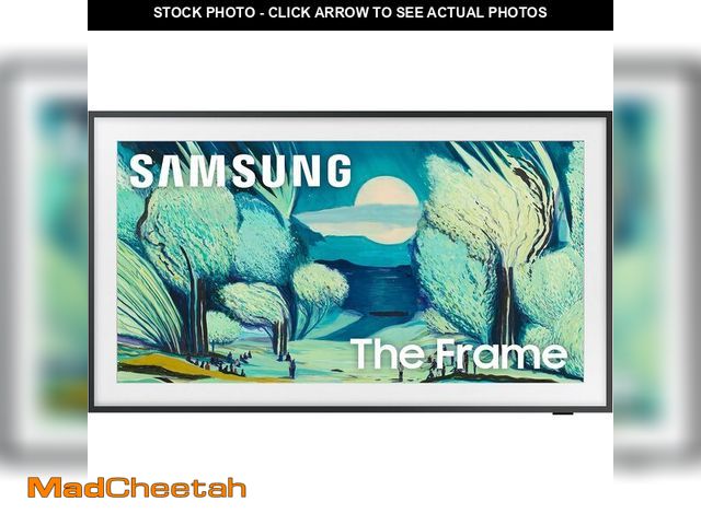Lot 74-14611552 - Samsung 50-Inch Class The Frame LS03F 4K QLED Smart TV (2025 Model) Slim Fit Wall Mount, Modern Fram...