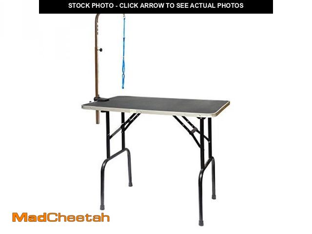 Lot 74-11226007 - Go Pet Club - 30 Inch Dog Grooming Table - Pet Grooming Table - Foldable, Adjustable Arm, Portable, ...