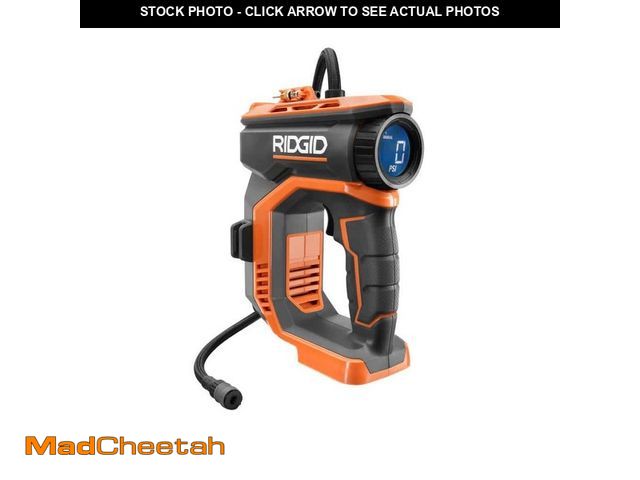 Lot 74-13692333 - RIDGID 18V Cordless Portable Inflator (Tool Only) - UNUSED