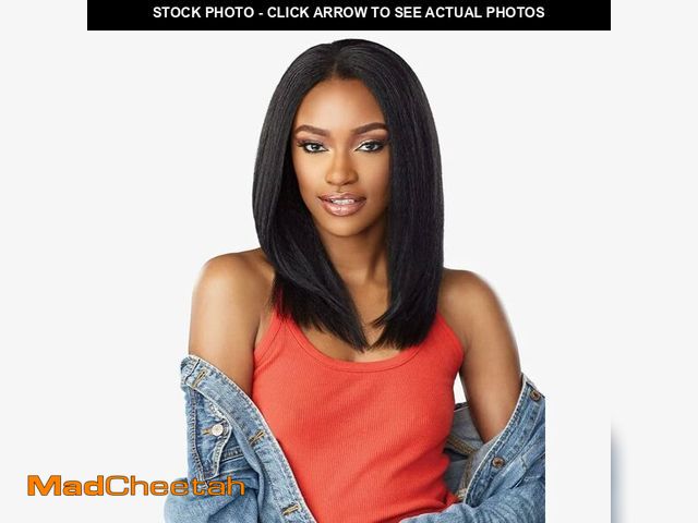 Lot 74-12977619 - Sensationnel Curls Kinks &amp; Co Textured Clip In Human Hair Blend Hair Extension 9Pcs - Alpha Woma...