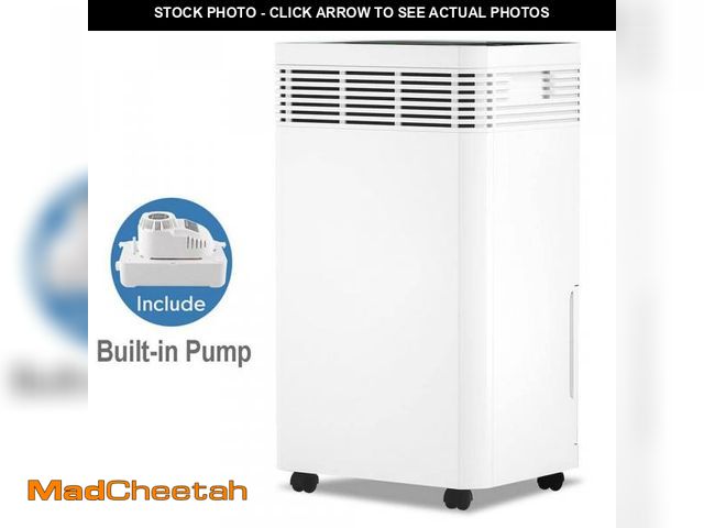 Lot 74-12424664 - Edendirect 125 pt. 6,000 sq.ft. Commercial Grade Dehumidifiers in. White, with Automatic Defrost Con...