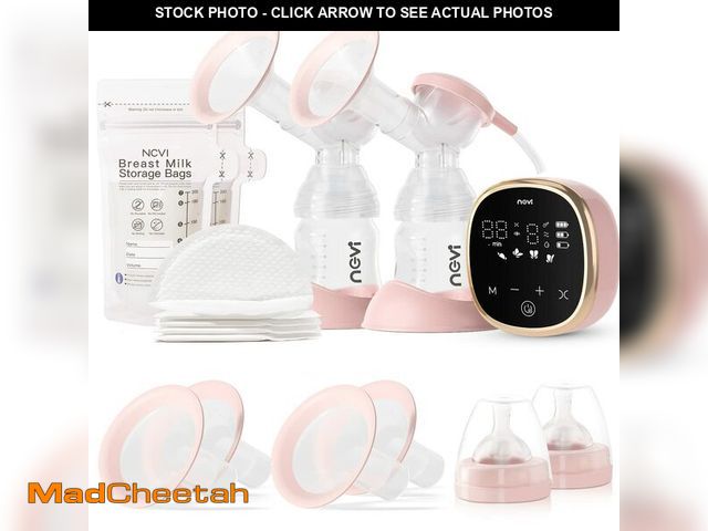 Lot 74-13963635 - NCVI Electric Breast Pump 8782, Portable Hospital-Grade Double Pump with 4 Modes &amp; 9 Levels, Ant...