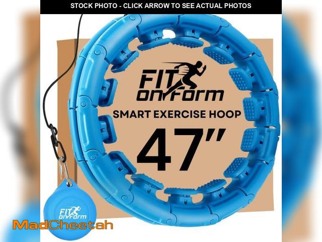 Lot 74-12308166 - Infinity Weighted Hula Fit Hoop for Adult Weight Loss, 2 in 1 Smart Fitness Exercise Hoop for Women ...