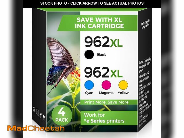 Lot 74-14294045 - 962XL Ink Cartridges Office Jet Pro 9010e 9020e 9015e 9018e 9025e Compatible for HP 962XL Ink Cartri...