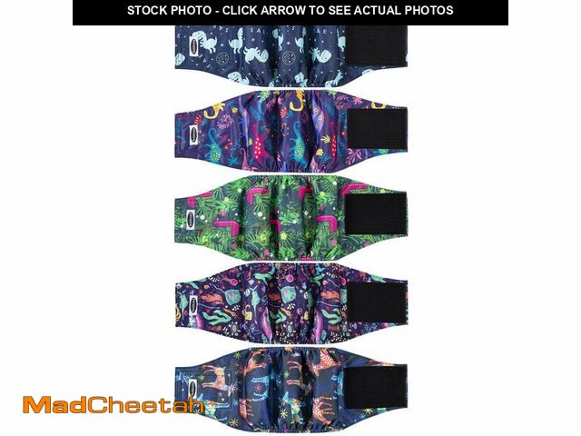 Lot 74-12608449 - Tuiskusa Male Dog Diapers, High Absorbing Dog Belly Bands for Male Dogs, Washable Reusable Dog Male ...