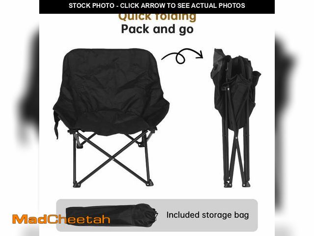 Lot 74-13817074 - Folding Director Chair Space Recliner Chair Portable Backrest Chair Premium Outdoor Folding Moon Cha...