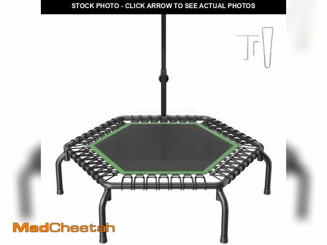 Lot 74-12558801 - SKYSHALO 48 in. Fitness Rebounder, Mini Trampoline, Max Load 450 lbs. Exercise Trampoline, Stable an...