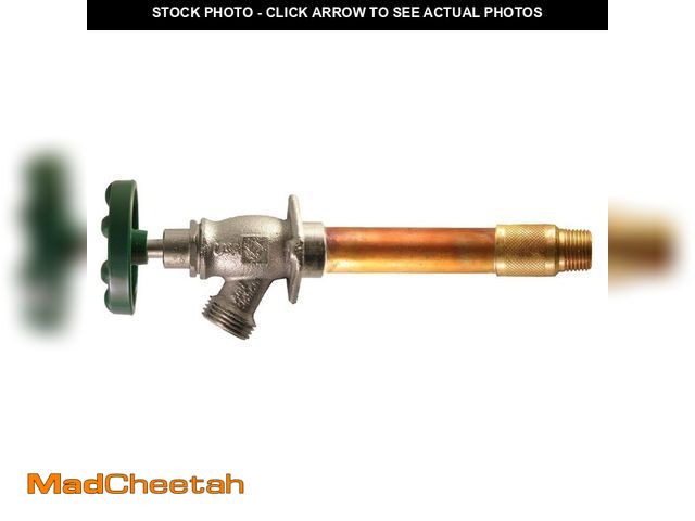 Lot 74-13001403 - Arrowhead Brass Arrow-Breaker Anti-Siphon Frost Proof 4 in. Sillcock Valve 1/2 in. MIP or 1/2 in. SW...
