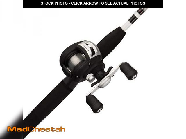 Lot 74-12366319 - Shakespeare Alpha Baitcasting Reel and 6' Fishing Rod Combo, Low Profile Reel, Right/Left Handle Pos...