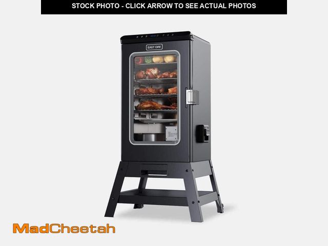 Lot 74-14292580 - EAST OAK Ridgewood Pro 30 in. Electric Smoker with Probe: 725 sq. in. Cooking Area: Precision Temper...