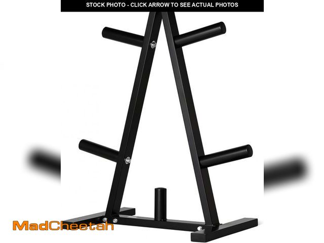 Lot 74-12137500 - Basics Olympic 2-inch Weight Plate Tree Rack - UNUSED