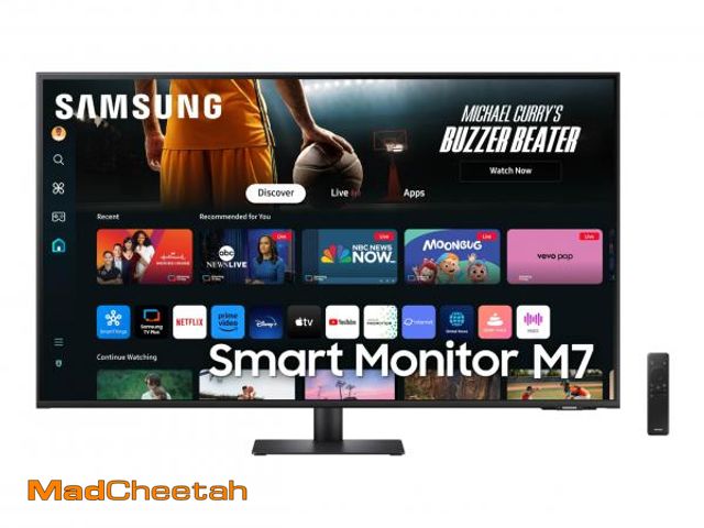 Lot 74-12154559 - Samsung 43-Inch M7 (M70D) Series 4K UHD Smart Monitor, Speakers, HDR10, USB-C, Multiple Ports, Gamin...