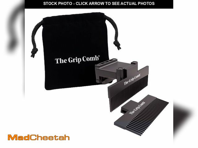 Lot 74-12706424 - The Grip Comb-2.0, Flat Iron Comb Attachment with Fine and Wide-Tooth Options, Heat-Resistant Hair S...