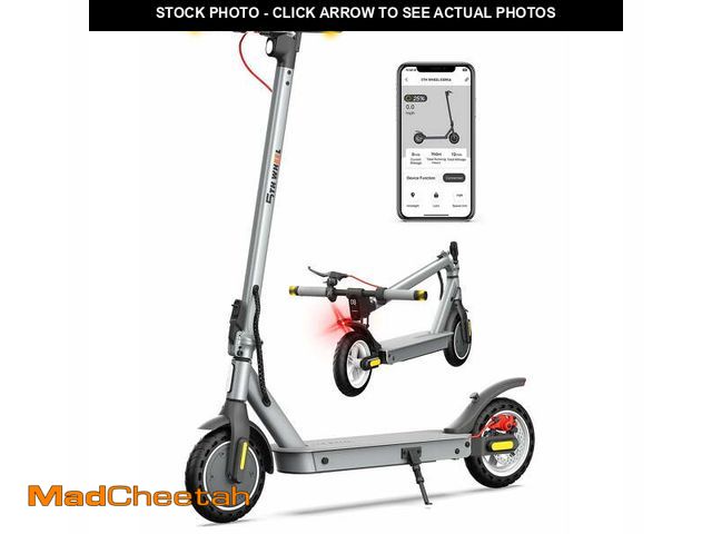 Lot 74-12678735 - 5TH WHEEL W09S 350W Electric Scooter with Turn Signal, 8.5â Solid Tires, 18mph &amp; 20Miles Range...