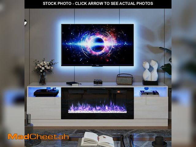 Lot 74-13073184 - (FIREPLACE INSERT ONLY) oneinmil Fireplace Insert for TV Stand with 36" Electric Fireplace - UNUSED