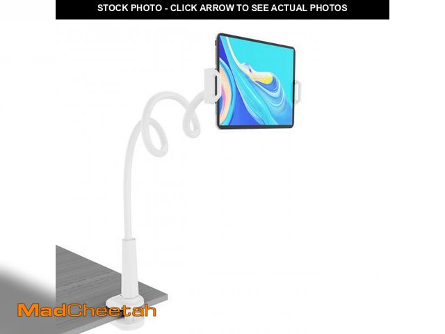 Lot 74-12442993 - Tablet Stand Holder, Mount Holder Clip with Grip Flexible Long Arm Gooseneck Compatible with ipad iP...