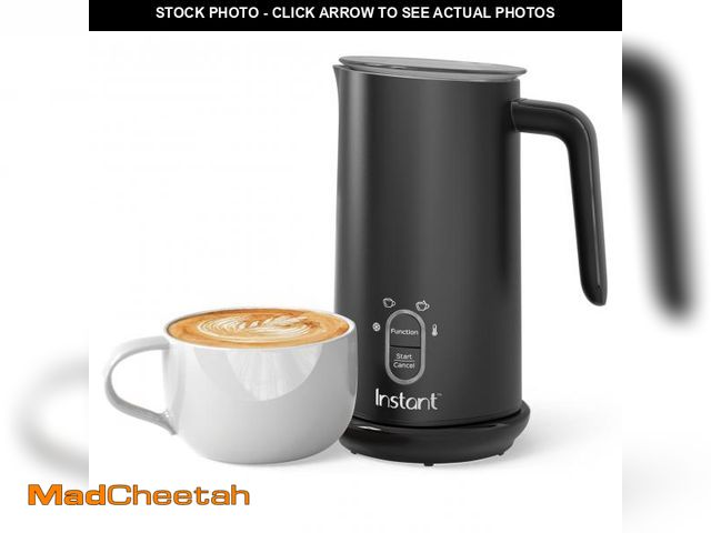 Lot 74-12128382 - Instant Pot Milk Frother, 4-in-1 Electric Milk Steamer, 10oz/295ml Automatic Hot and Cold Foam Maker...