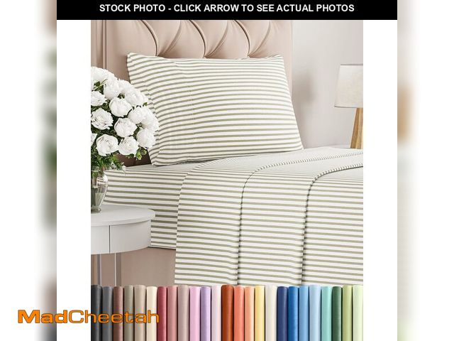 Lot 74-13955338 - Twin Size 3 Piece Sheet Set - Comfy Breathable &amp; Cooling Sheets - Hotel Luxury Bed Sheets for Wo...