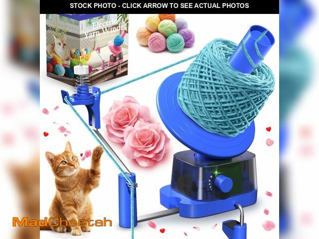 Lot 74-14155125 - Yarn Winder | Electric Yarn Ball Winder, 13oz Dual Strong Tension Knit Spinner for Crocheting, Autom...