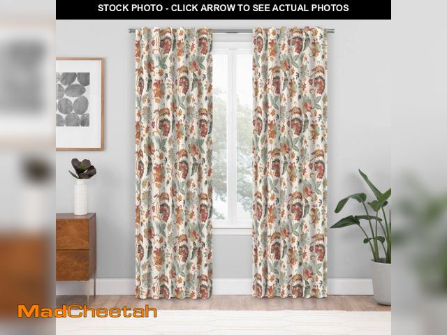 Lot 74-1894337 - SINGLE PANEL Eclipse Nina Rod Pocket Curtains Panel 52" x 84" MULTI - UNUSED