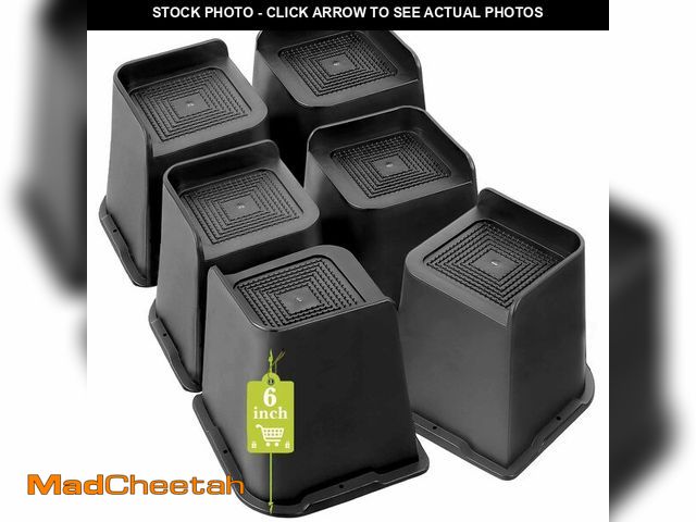 Lot 74-13773736 - Yookwutar Bed Risers 2 inch, 3 inch, 4 inch, 6 inch, 8 inch Heavy Duty, Oversized Furniture Riser fo...