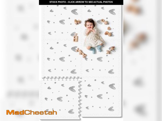 Lot 74-12400054 - PIGLOG XL Baby Play Mat-72"x 48" Puzzle Play Mat,with 6 Foam Floor Tiles,Waterproof,Interlocking Foa...
