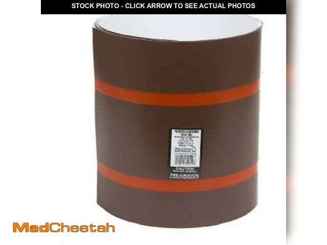 Lot 74-14079981 - Amerimax Home Products 69114 14-In x 50-Ft Brown/White Aluminum Trim Coil - UNUSED