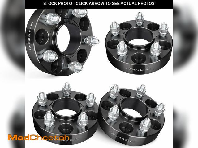 Lot 74-14347779 - EVIL ENERGY 5x4.5 Wheel Spacers 1.25 inch Compatible with Hyundai, Kia, Mazda, Dodge, Ford, Jeep, Mi...