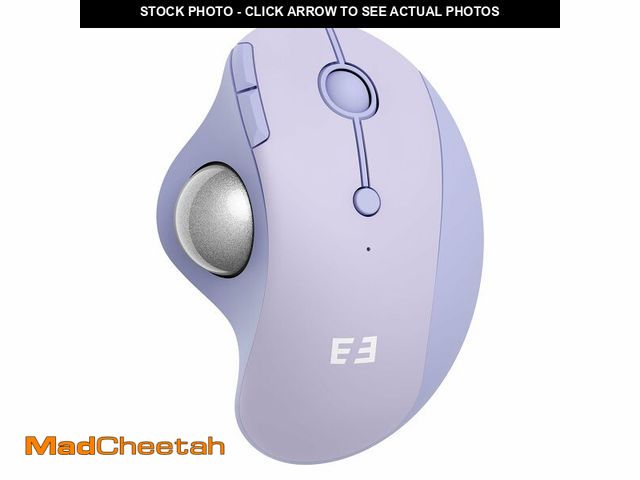 Lot 74-13523878 - seenda Wireless Trackball Mouse Bluetooth - Ergonomic Rollerball Mouse Rechargeable 3 Device Connect...