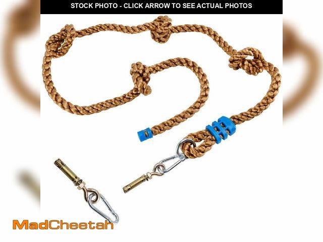 Lot 74-14270233 - MONT PLEASANT Climbing Rope for Kids, 8.2 FT Long with 4 Knotted Steps, Playground Accessories, Rope...