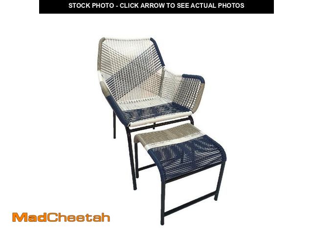 Lot 74-11969452 - TK Classics Contemporary Wicker Lounge Chair - UNUSED