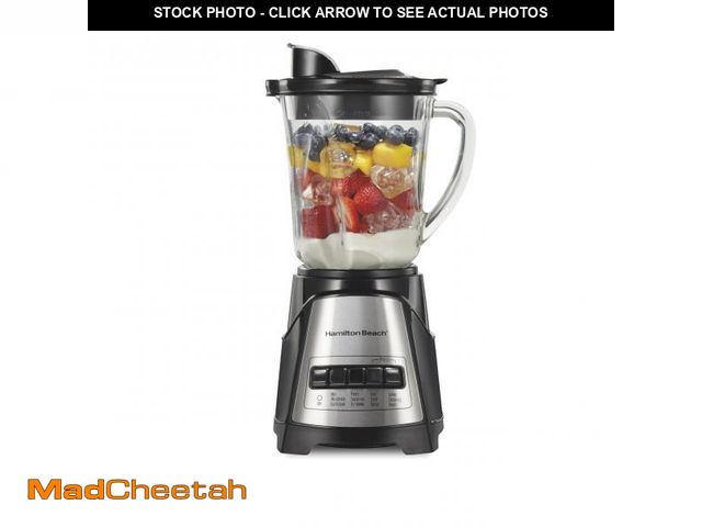 Lot 74-12307492 - Hamilton Beach Power Elite Wave Action Blender For Smoothies, 40 Oz Glass Jar, 12 Functions Includin...
