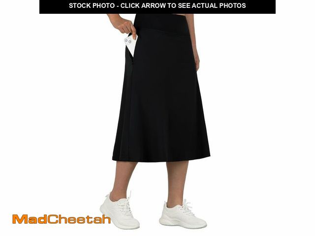 Lot 74-14144530 - ANIVIVO Women's Midi Length Skorts Skirts with Pockets Modest Skirts 28" Long Knee Length Athletic S...