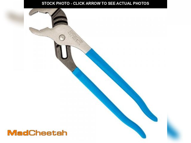 Lot 74-12491657 - Channellock 12 in. V-Jaw Tongue and Groove Pliers - UNUSED