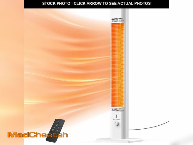 Lot 74-13733924 - Outdoor Patio Heater with 9 Heat Levels,Space Heater for Garage Backyard Room Indoor,1500W Fast Elec...