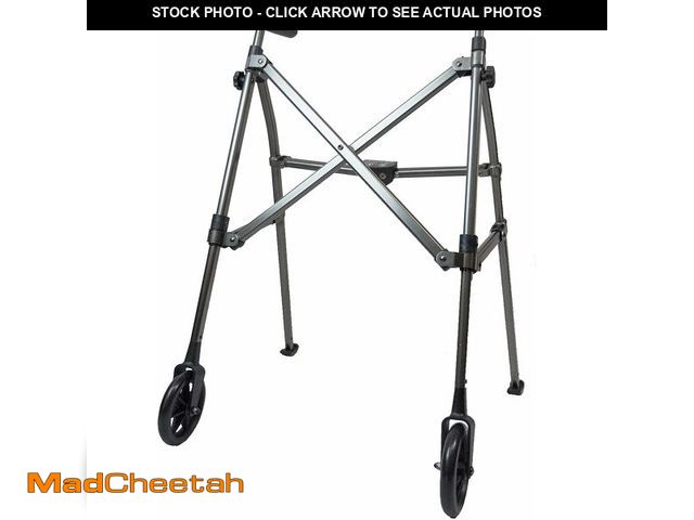 Lot 74-13042430 - Stander Space Saver Walker, Lightweight Folding Rolling Mobility Aid for Seniors &amp; Adults, Compa...