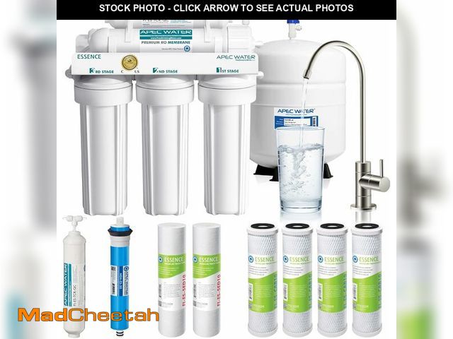 Lot 74-14067039 - APEC Water Systems ROES-50 Essence Series Top Tier 5-Stage WQA Certified Ultra Safe Reverse Osmosis ...