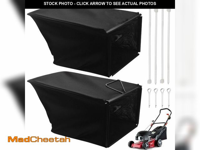 Lot 74-12968241 - 2 x 115-4673 Grass Catcher Bag &amp; 1 x 114-2679-03 Frame Kit, Compatible with Toro 22" Recycler La...