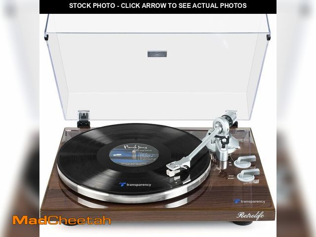 Lot 74-13710709 - Turntables Belt-Drive Record Player with Wireless Output Connectivity, Vinyl Player Support 33&amp;4...