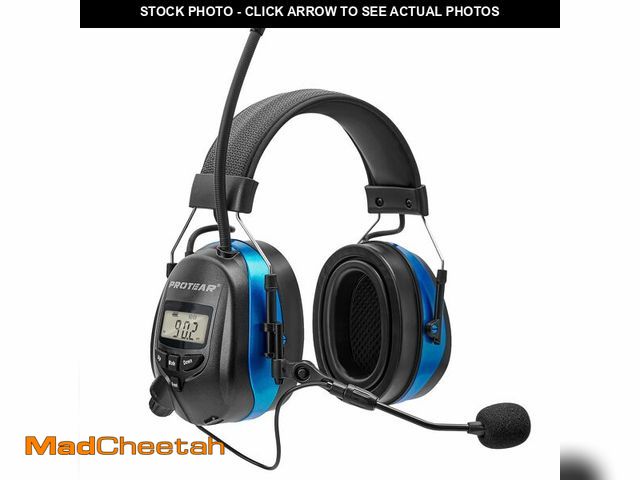 Lot 74-14271469 - PROTEAR AM FM Radio Headphones for Mowing, Bluetooth 5.4 Hearing Protection with Boom Microphone, Wo...