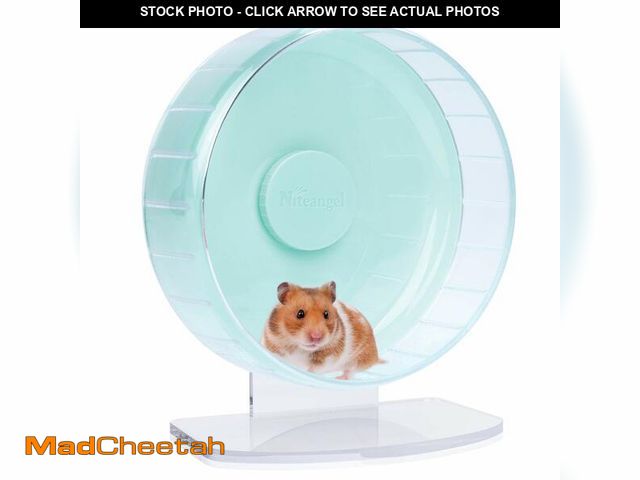 Lot 74-14211868 - Niteangel Super-Silent Hamster Exercise Wheels: - Quiet Spinner Hamster Running Wheels with Adjustab...
