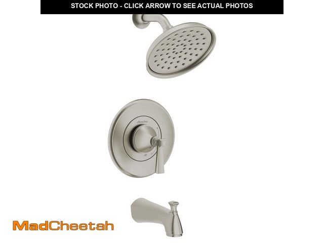 Lot 74-14222507 - American Standard Rumson Single-Handle 1-Spray Tub and Shower Faucet with 1.8 GPM in Brushed Nickel ...