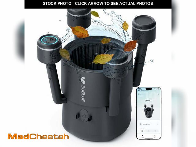 Lot 74-14354011 - BuVortex V5 Robotic Surface Skimmer, Pool Cleaner with Powerful Suction, Dual Motor, 5L Filter, Dual...
